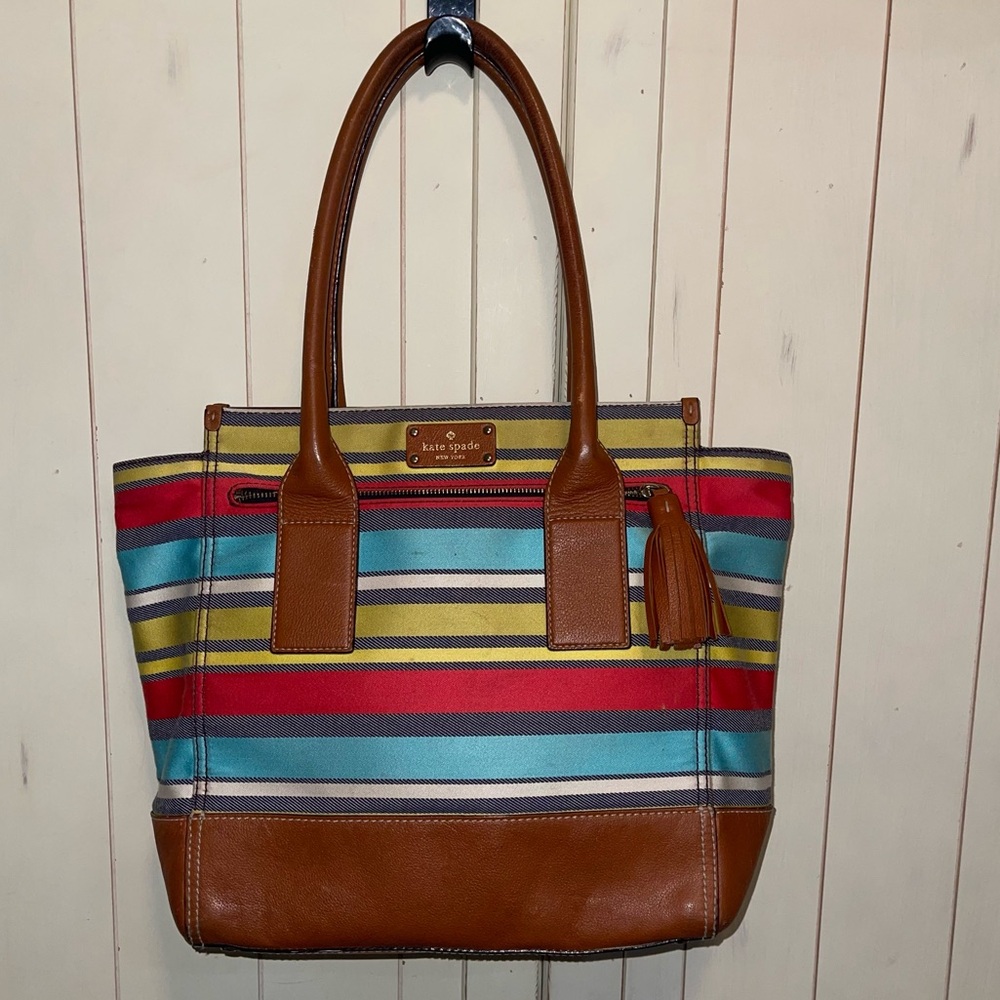 Kate Spade New York Linda WKRU1876 Key West Multi‎ Large Tote READ